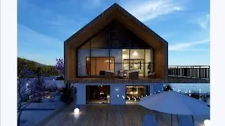 How to build an outdoor scene and swimming pool