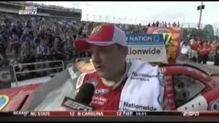 2013 Daytona Nationwide Finish - Tony Stewart Wins (Interviews & Wreck Included)