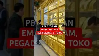Bedanya Beli Emas di Antam, Pegadaian, dan Toko Emas! #emas #antam #pegadaian #tokoemas #hargaemas