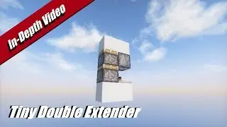 Tiny Double Piston Extender || In-Depth Video || Minecraft Redstone