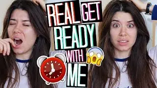 *REAL* MI PREPARO CON VOI 2019 ⏰| MY EASY EVERYDAY MAKEUP + OUTFIT  👗! | Adriana Spink