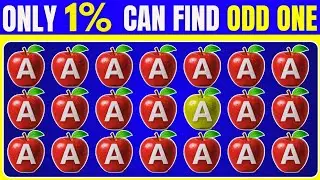 🥵🧐Find the ODD Letter in 5 Seconds ⏳ | Brain Teaser Challenge 🧠