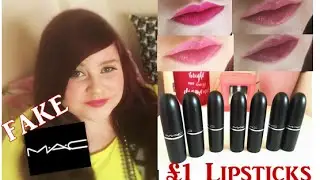 EBAY FAKE / KNOCK OFF MAC &pound;1 / $1 LIPSTICKS