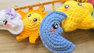 &iquest;C&oacute;mo tejer 🌛 Luna a migurumi a crochet todo en crochet