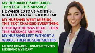 My Husband Vanished… Then He Sent Me This