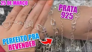 25 DE MAR&Ccedil;O - LOJA DE PRATA 925 - PRE&Ccedil;OS SURREAIS + CUPOM DE DESCONTO