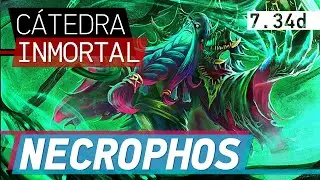 NECRO MID! HÉROE IMBA QUE MATA A SUS ENEMIGOS SOLO CON SU PRESENCIA! ¿CHECA ESTA? | CÁTEDRA INMORTAL