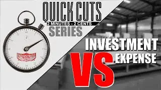 Industrial CNC Routers Quick Cuts - Investment Vs Expense