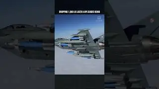 Сброс 1000-фунтовой бомбы с лазерным и GPS-наведением