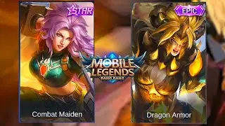 Masha | Dragon Armor Skin VS Combat Maiden Skin | Mobile Legends Bang Bang