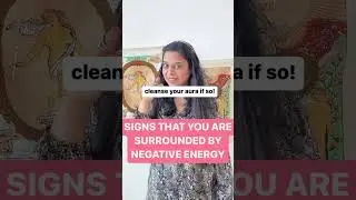 what are the signs that we are surrounded be negative energy?