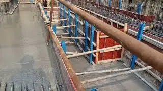 High rise Building//Raft casting