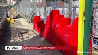 12 MAGGIO 2025 - POTENZA, AL VIA I LAVORI NELLO STADIO “VIVIANI”