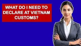 What Do I Need To Declare At Vietnam Customs?