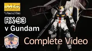 【玩具開箱】MG模型系列 RX 93 &nu; Gundam Ver Ka 完成開箱 逆襲的夏亞 機動戦士ガンダム 逆襲のシャア