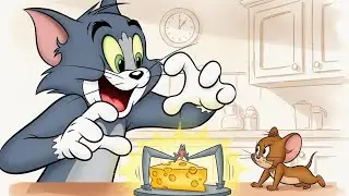 Tom vs Jerry Cheese Trap 😱 Classic Cartoon Chase