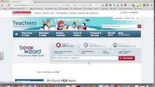 How to Use Scholastic Book Wizard to Find Leveled Texts