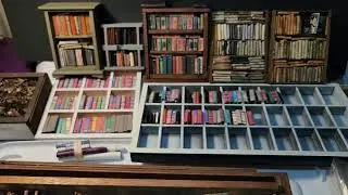 Diorama Props: Books and Shelves