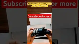 Rode PodMic Cardioid Dynamic Broadcast Microphone.#shorts #podmic #broadcast #microphone #videos