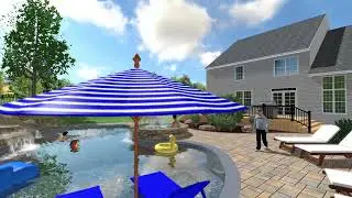 3d pool design by Monogram Custom Pools in Lehigh and Bucks County, PA