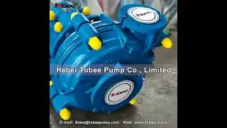 Tobee&reg; 6x4E-AHR Slurry Pump with expeller seal.