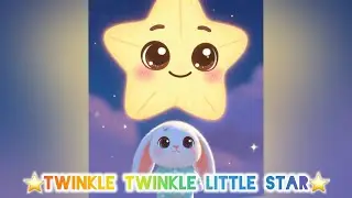 Twinkle Twinkle Little Star ⭐ | Nursery Rhyme & Lullaby with Milo Bunny 🐰