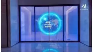 TRANSPARENT LED SLIDING DOOR