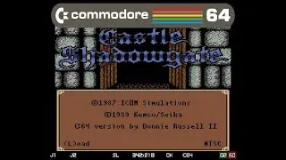 C64 Commodore 64 Castle Shadowgate by Donnie Russell!