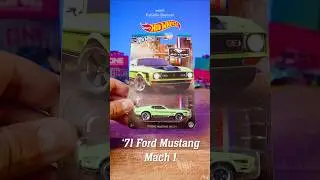 '71 Ford Mustang Mach 1 Silver Series #HotWheels #FordMustang #Diecast #SilverSeries #164scale