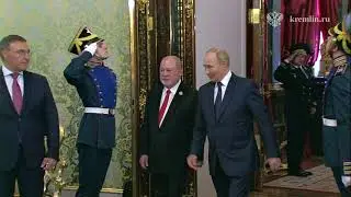 Vladimir Putin is holding talks with Yang di-Pertuan Agong of Malaysia Sultan Ibrahim