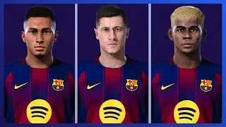BARCELONA / PES 21 - Elenco 100% Atualizado 2025/2026