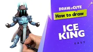 How to draw Ice King easy | Fortnite drawing tutorial