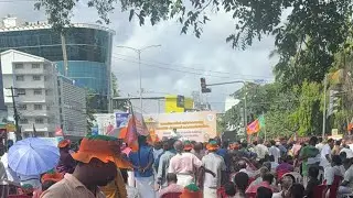 അയ്യപ്പന്റെ നിധി തിരിച്ചു തരൂ!&rdquo; | ശബരിമല സ്വർണം മോഷണം പ്രതിഷേധം | Ayyappa Devotees Protest |Live