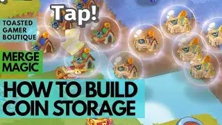 Merge Magic Coin Storage &bull; How To Build & Reduce Cost ☆☆☆