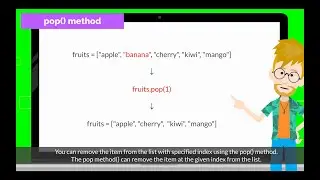 6. How to Pop Item from List | Chapter 7.2 List Manipulation in Pygame Zero