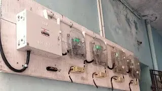 one bus bar chamber in 4 service meaters connection's