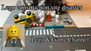 Lego construction site disaster