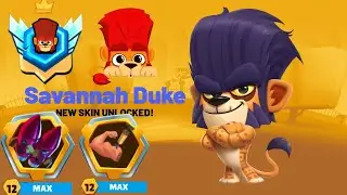 Solo Duke Maxed Level 20 Muscles Zooba Gameplay