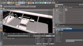 VrayforC4D Tutorial - Setting up the light, camera, and tags