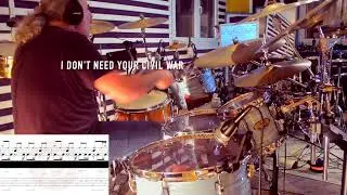 Civil War/ Guns And Roses- Drum Cover With Transcriptions.#Guns nroses #civilwar #transcription