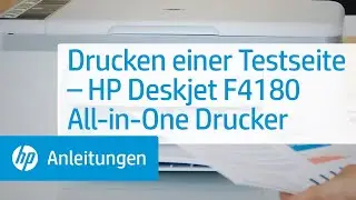 Drucken einer Testseite &ndash; HP Deskjet F4180 All-in-One Drucker