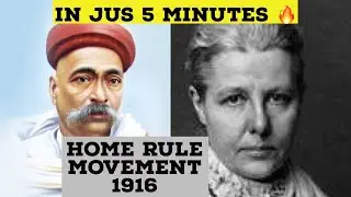 Home Rule Movement 1916 HRM(quickly!)🔥