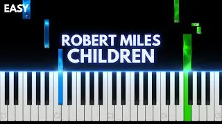 Robert Miles - Children | Easy Piano Tutorial, intro