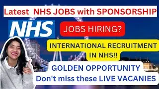 GOLDEN OPPORTUNITY 🥳 International Healthcare RECRUITMENT IN UK|NHS VACANCIES 2026 #ukvisa #nhsjobs