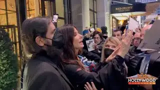 Sandra Bullock MOBBED by fans in NYC