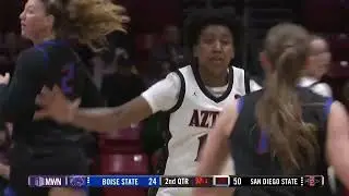 SDSU WOMEN'S HOOPS HIGHLIGHTS: AZTECS 83, BOISE STATE 54 - DEC 20, 2025
