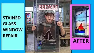 Stained Glass Boat Window Repair