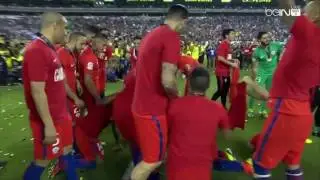 Celebracion Chile Campe&oacute;n Copa America Centenario - The Gera