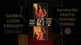 Trending Navratri Photo Editing | Garba Look Gemini Prompt | Best Gemini Prompt 2025 #aiediting #ai