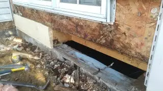 как заменить гнилую балку обода